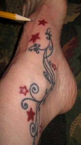 NEW STAR JUST SOUTH OF BIG TOE