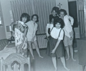 PRACTICING OUR DANCE MOVES. I THINK.